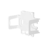 Draagbeugel/adapter voor DIN-rail Plejd 01